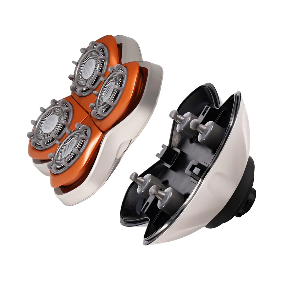Lame de rechange Rugged™ 4 têtes | Pour Maintenir Chaume| Compatible avec tous les rasoirs Skull Shaver - Image 3